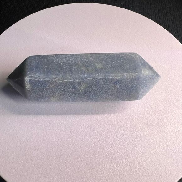 Blue Aventurine Double‎ Terminated Meditation  Wand (9) - Picture 4 of 9
